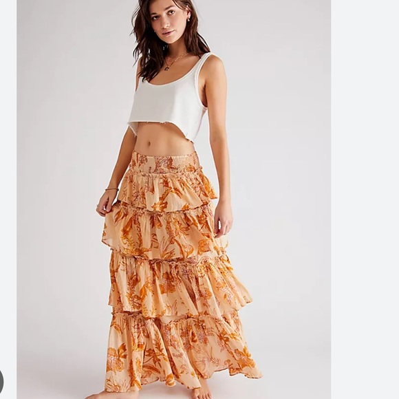 Free People Dresses & Skirts - Free People Sawyer Maxi Skirt XS